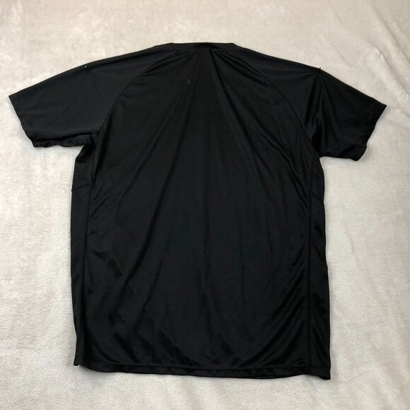 Neleus Mens Athletic T-Shirt Size XL Black Short Sleeve Running Activewear Mesh - Picture 9 of 9